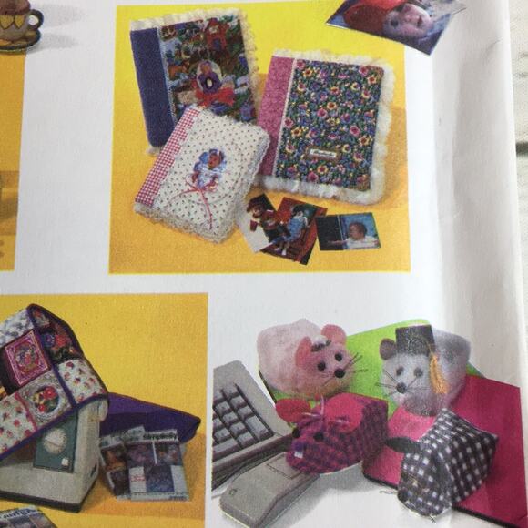 Vintage Simplicity Crafts 1995 Sewing Pattern Covers Multiple Home Items - Picture 5 of 13